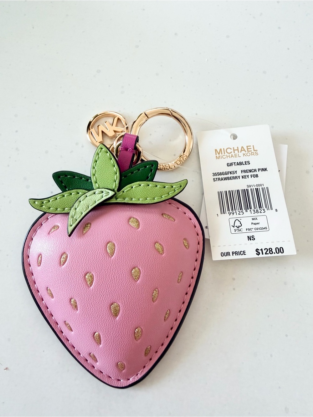 Michael Kors Strawberry Bag Charm - NWT - Picture 4 of 6